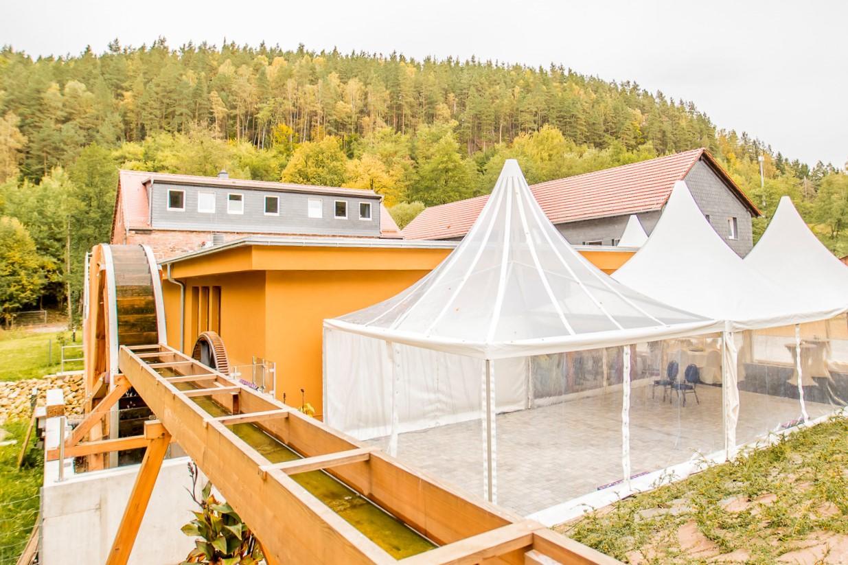 Brauereigasthof Ziegenmuehle Schleifreisen Luaran gambar